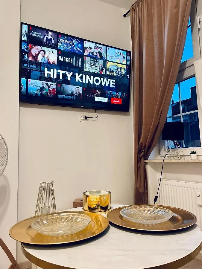 Odpocznij na starówce, Netflix TV 55 cali Centrum Ogarna Gdańsk Apartament